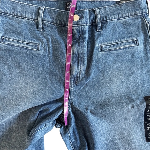 J. Crew women’s Tall wide leg crop jean w/ welt pockets 31T size 31 NWT #705 - Picture 7 of 12